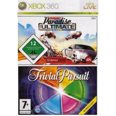 Комплект игр Burnout Paradise the Ultimate Box + Trivial Pursuit [Xbox 360, английская версия]